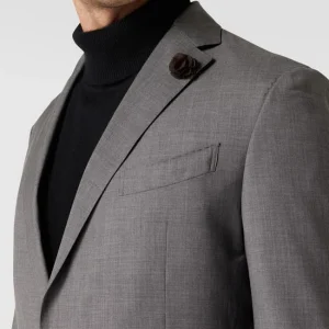 Schlussverkauf ✨ Windsor Shaped Fit 2-Knopf-Sakko Aus Schurwolle Modell ‘Travel-W’ – Anthrazit ? 11
