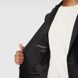 Bestpreis ✔️ Drykorn Slim Fit 2-Knopf-Sakko Mit Stretch-Anteil Modell ‘Hurley’ – Schwarz ? 11