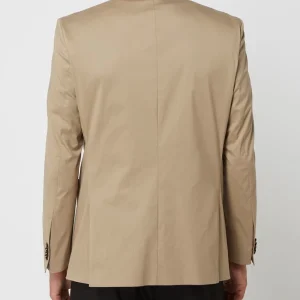 Top 10 ? Carl Gross Modern Fit 2-Knopf-Sakko Mit Stretch-Anteil Modell ‘Sander’ – Beige ? 16