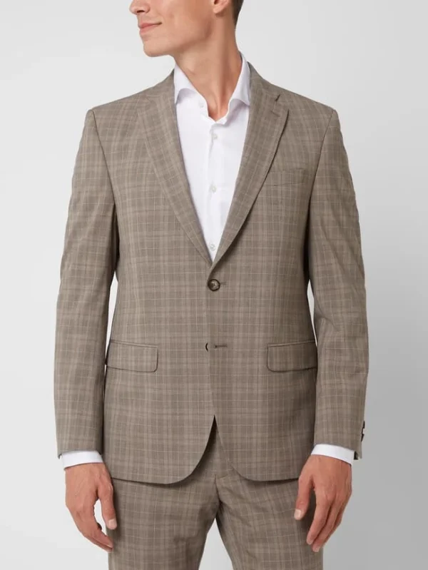 Budget ⌛ Pierre Cardin Modern Fit 2-Knopf-Sakko Mit Stretch-Anteil Modell ‘Grant’ – ‘Futureflex’ – Hellbraun ? 5