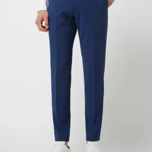 Bestes Angebot ? Roy Robson Anzughose Mit Schurwoll-Anteil Modell ‘Slacks’ – Blau ❤️ 13