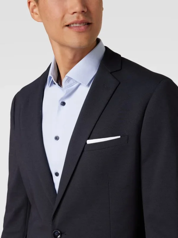 Billig ⭐ Cinque Slim Fit 2-Knopf-Sakko Mit Kissing Buttons Modell ‘CiDati’ – Marineblau ⭐ 4