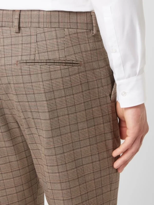 Neu ? Selected Homme Slim Fit Anzughose Mit Stretch-Anteil Modell ‘Logan’ – Mittelbraun ? 4