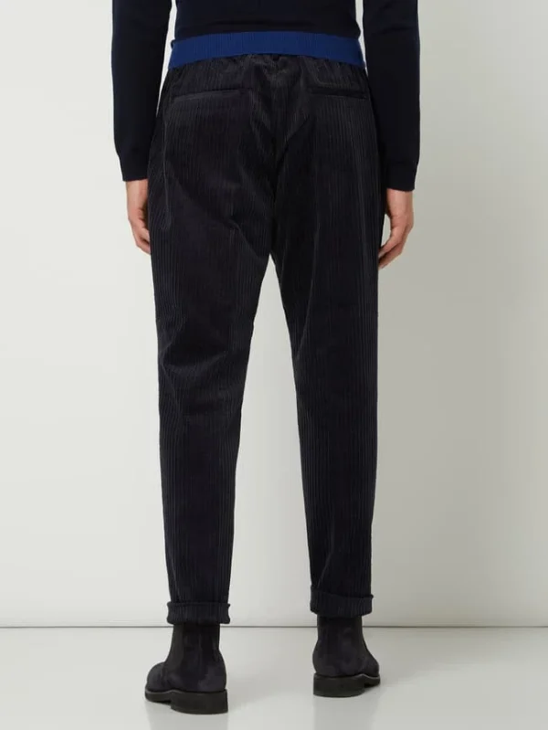 Schlussverkauf ✔️ Antony Morato Carrot Fit Anzughose Aus Cord Modell ‘Ralph’ – Marineblau ? 6