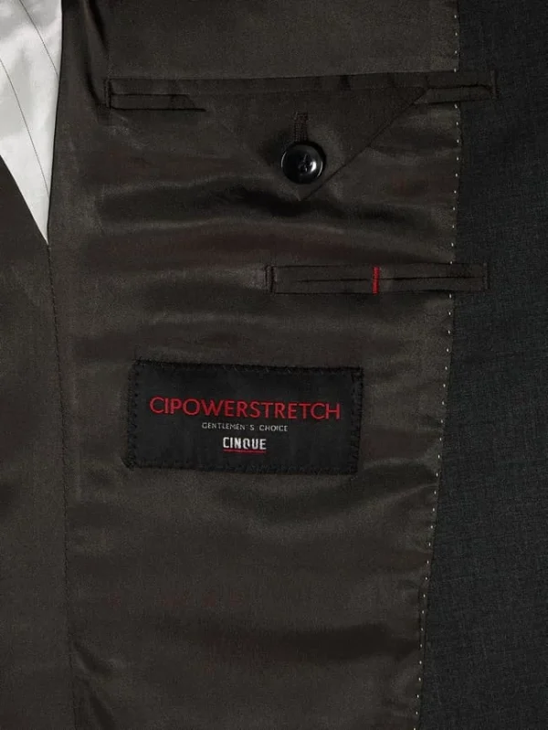 Großhandel ? Cinque Slim Fit 2-Knopf-Sakko Mit Stretch-Anteil Modell ‘CiCastello’ – ‘CIPOWERSTRETCH’ – Mittelgrau ✨ 6