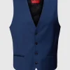 Bestes Angebot ? HUGO Anzugweste Mit Paspeltaschen – Royalblau ? 14