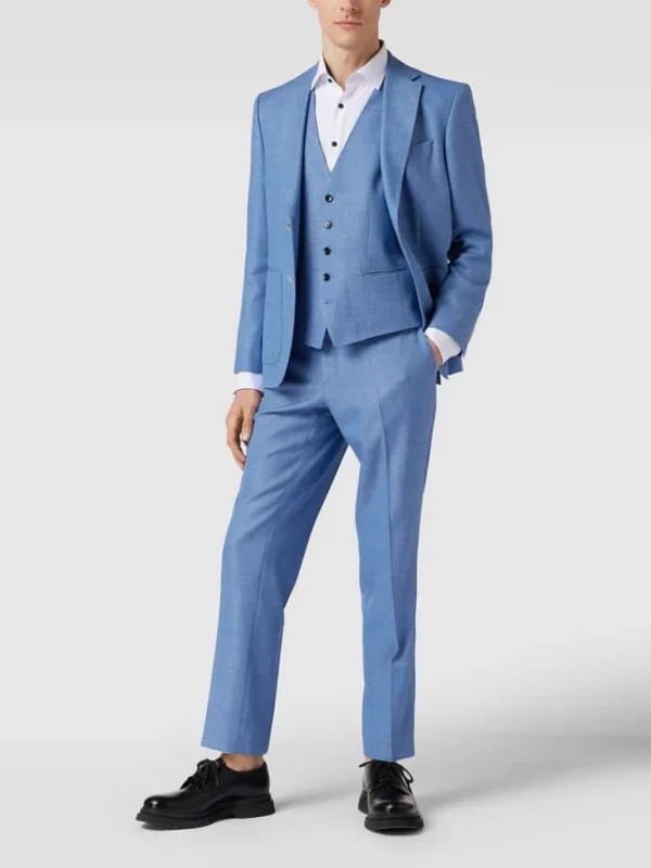 Angebote ✔️ BOSS Weste Mit Allover-Label Modell ‘Jeckson’ – Marineblau ⌛ 1