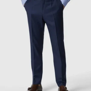 Brandneu ⌛ Roy Robson Slim Fit Anzughose Aus Merinowolle – Marineblau ? 13