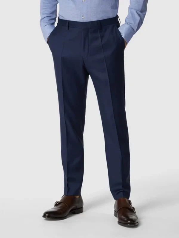Brandneu ⌛ Roy Robson Slim Fit Anzughose Aus Merinowolle – Marineblau ? 5