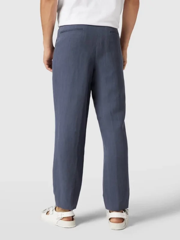 Schlussverkauf ? BOSS Hose Mit Label-Details Modell ‘Perin’ – Marineblau ? 6