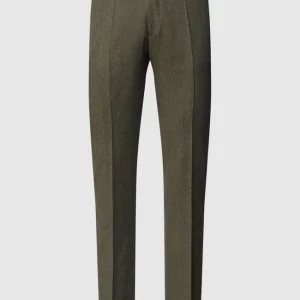Auslauf ? CG – Club Of Gents Hose Mit Bügelfalten Modell ‘Cruz’ – Olivgrün ✔️ 9