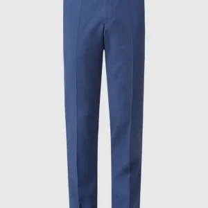 Beste Bewertungen von ✨ Wilvorst Slim Fit Anzughose Aus Wolle – Blau ❤️ 9