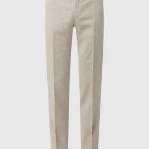 Besorgen ? DIGEL Slim Fit Leinenhose Mit Viskose-Anteil Modell ‘Franco’ – Sand ? 9