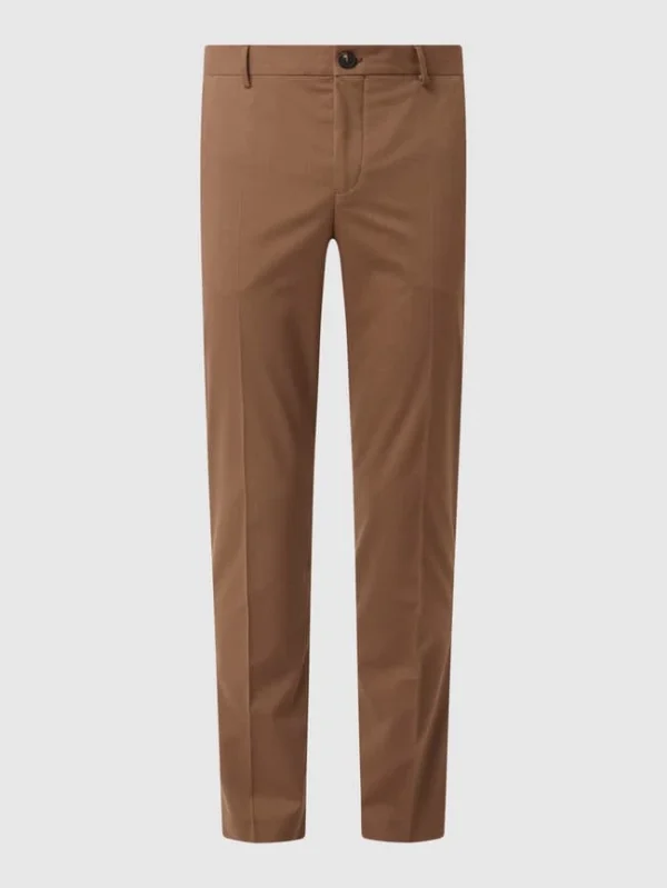 Bestpreis ✔️ Selected Homme Slim Fit Anzughose Mit Stretch-Anteil Modell ‘Mylologan’ – Camel ? 3