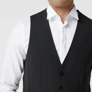 Besorgen ✨ BOSS Weste Mit Paspeltaschen Modell ‘Huge Vest’ – Anthrazit ? 11