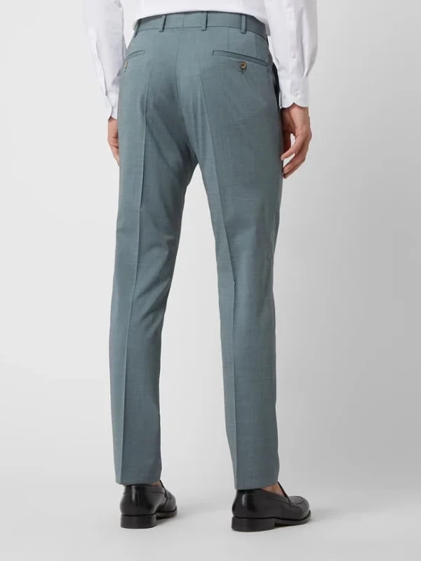 Budget ? Atelier Torino Slim Fit Anzughose Aus Schurwollmischung Modell ‘Cane’ – Grün ? 6