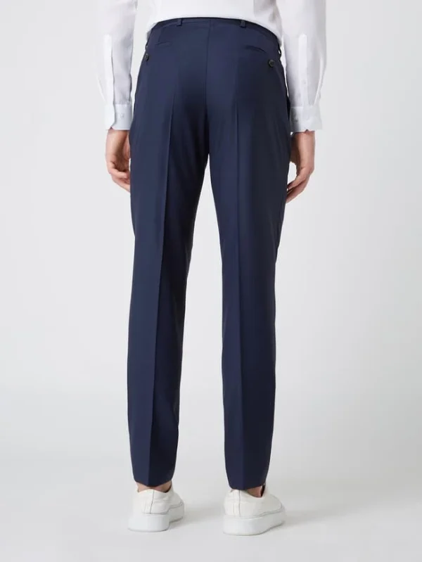 Coupon ? Carl Gross Anzughose Aus Schurwolle Modell ‘Stevenson’ – Marineblau ? 6