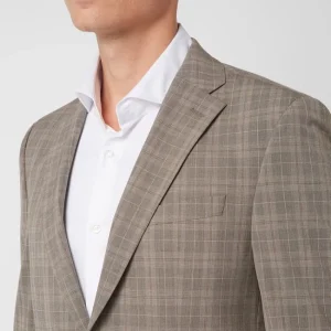 Budget ⌛ Pierre Cardin Modern Fit 2-Knopf-Sakko Mit Stretch-Anteil Modell ‘Grant’ – ‘Futureflex’ – Hellbraun ? 12