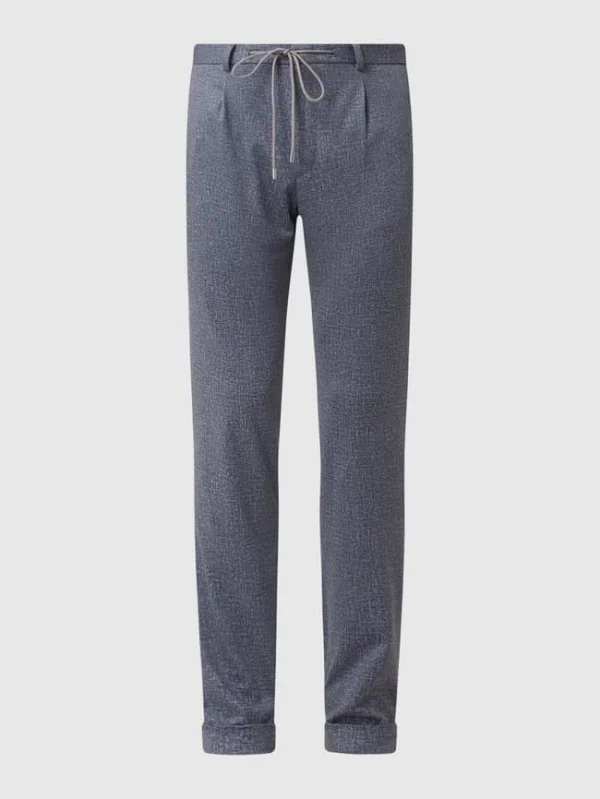 Blitzangebot ? Baldessarini Contemporary Fit Anzughose Mit Stretch-Anteil Modell ‘Cross’ – Blau ? 3