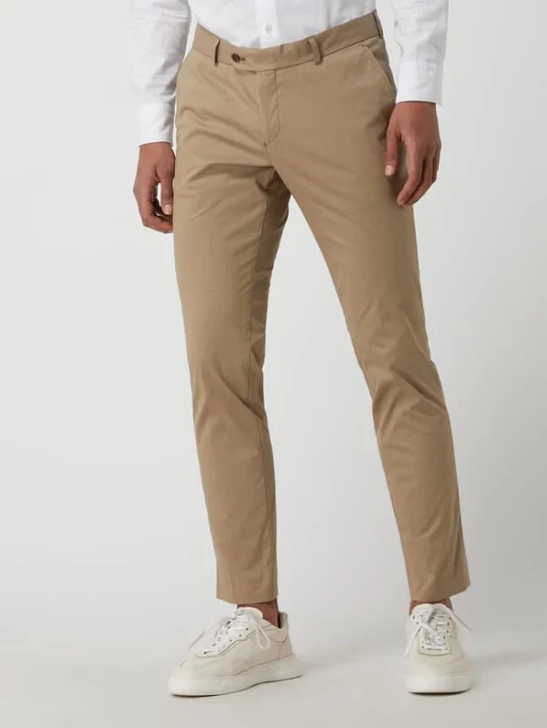 Neu ✔️ Carl Gross Modern Fit Anzughose Mit Stretch-Anteil Modell ‘Tomte’ – Beige ? 5