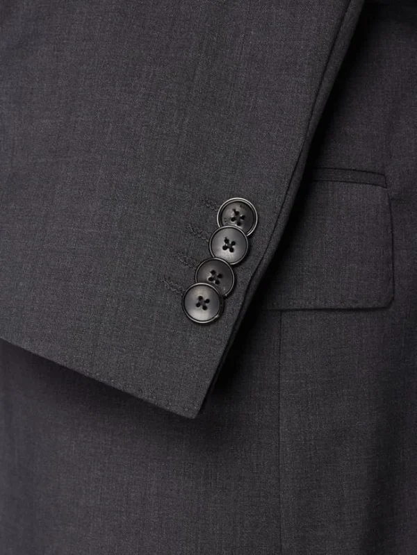 Blitzangebot ? BOSS Slim Fit Sakko Aus Reiner Schurwolle – Anthrazit ? 3
