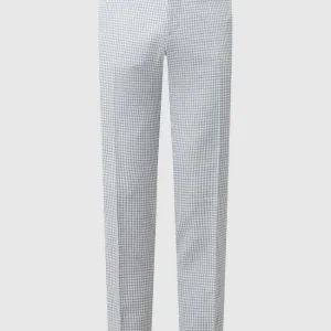 Budget ? CG – Club Of Gents Slim Fit Anzughose Mit Leinen-Anteil Modell ‘Paco’ – Hellblau ? 9