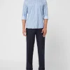 Billig ? Hiltl Anzughose Aus Schurwolle Modell ‘Milano’ – Marineblau Meliert ❤️ 17
