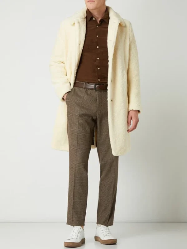 Auslauf ? Carl Gross Modern Fit Anzughose Aus Wollmischung Modell ‘Shiver’ – Beige ? 1