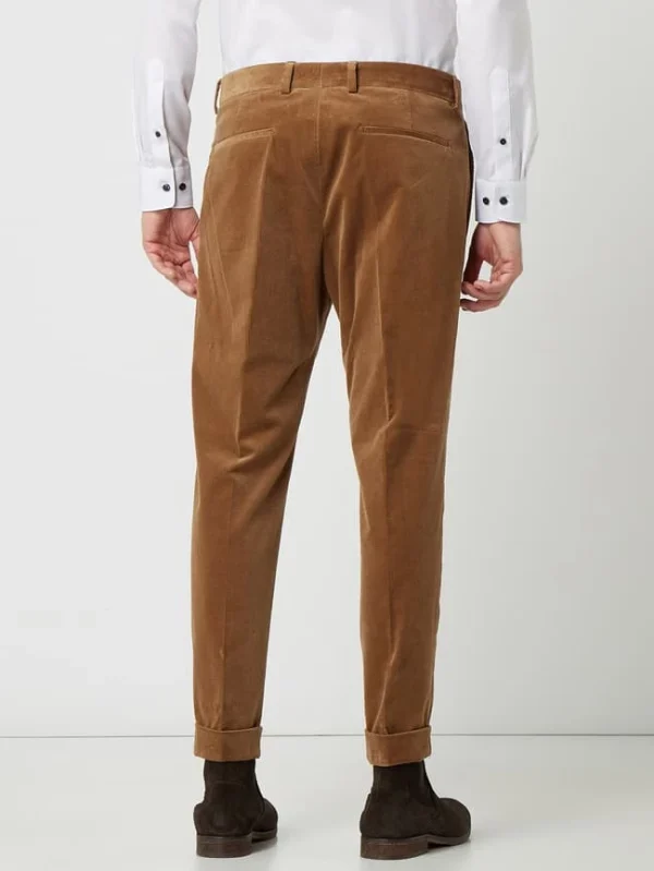 Bestpreis ? Strellson Relaxed Fit Anzughose Aus Cord Modell ‘Luc’ – Camel ✔️ 6