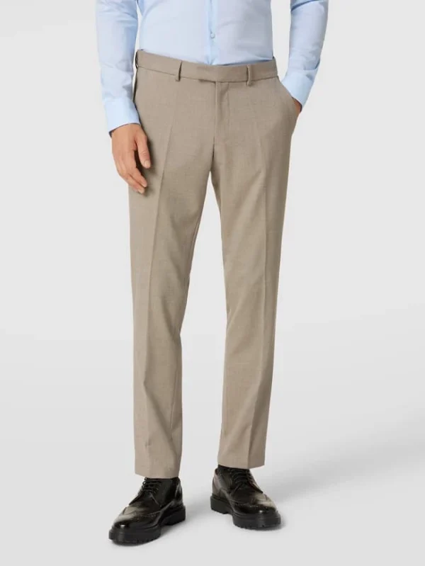Neu ? Christian Berg Men Hose Mit Bügelfalten – Beige ? 5