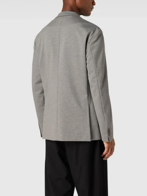 Budget ? BOSS Slim Fit 2-Knopf-Sakko In Melierter Optik Modell ‘Hanry’ – Hellgrau ? 6