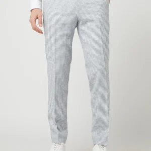 Budget ? CG – Club Of Gents Slim Fit Anzughose Mit Leinen-Anteil Modell ‘Paco’ – Hellblau ? 13