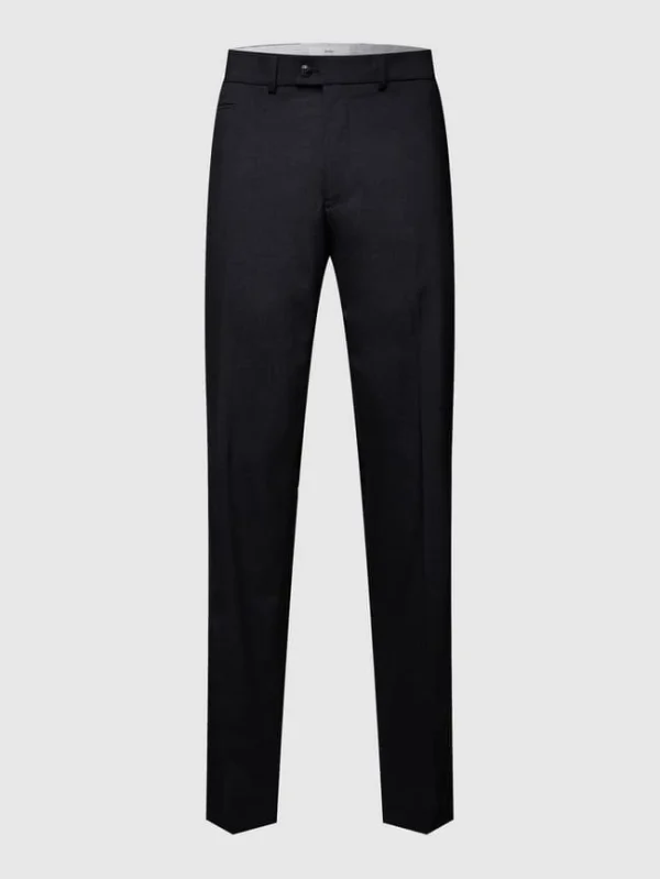 Bestpreis ? Brax Regular Fit Hose Aus Schurwoll-Mix Mit Stretch-Anteil Modell ‘Enrico’ – Anthrazit Meliert ? 3