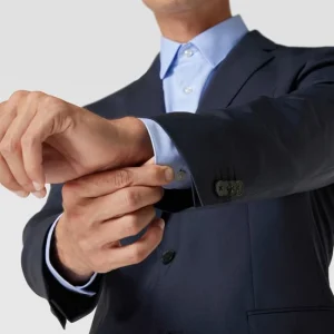 Auslauf ? BOSS Sakko Mit Reverskragen Modell ‘Huge’ – Blau ? 11