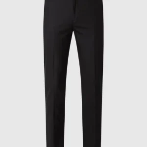 Aktion ? MOS MOSH Slim Fit Anzughose Mit Stretch-Anteil Modell ‘Russel’ – Schwarz ? 9