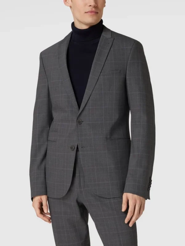 Schlussverkauf ✨ Drykorn Sakko Mit Glencheck-Muster Modell ‘Irving’ – Mittelgrau ✨ 5