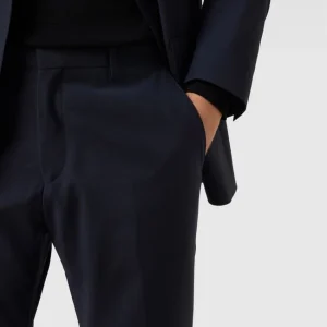 Bestpreis ⌛ BOSS Slim Fit Anzughose Mir Eingrifftaschen Modell ‘Genius’ – Marineblau ? 11