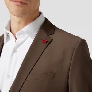 Besorgen ? Cinque Sakko Mit Floraler Anstecknadel Modell ‘Monopoli’ – Hellbraun ? 11