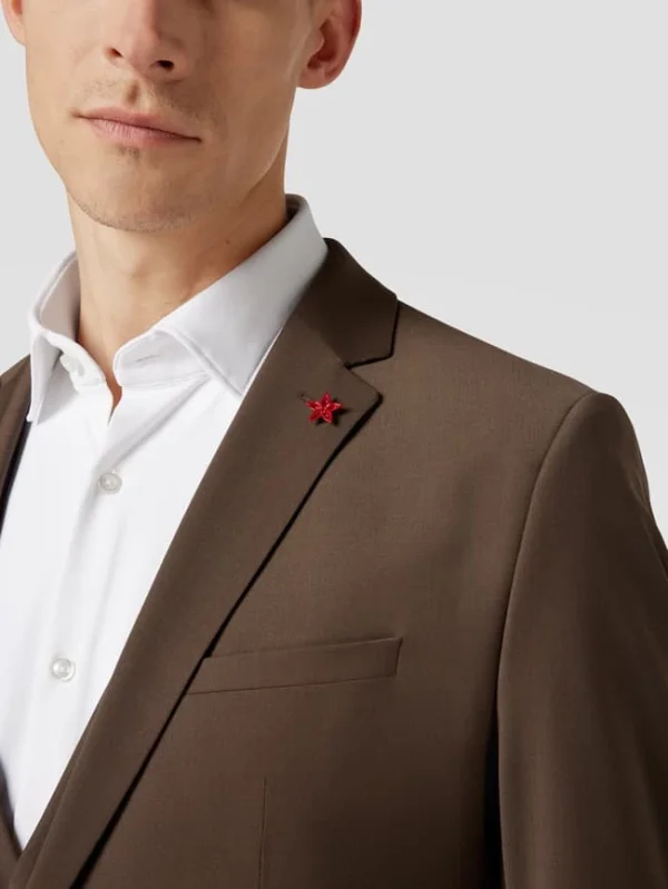Besorgen ? Cinque Sakko Mit Floraler Anstecknadel Modell ‘Monopoli’ – Hellbraun ? 4