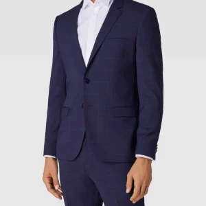 Beste Bewertungen von ? HUGO Extra Slim Fit 2-Knopf-Sakko Mit Karomuster Modell ‘Arti’ – Royalblau ? 13