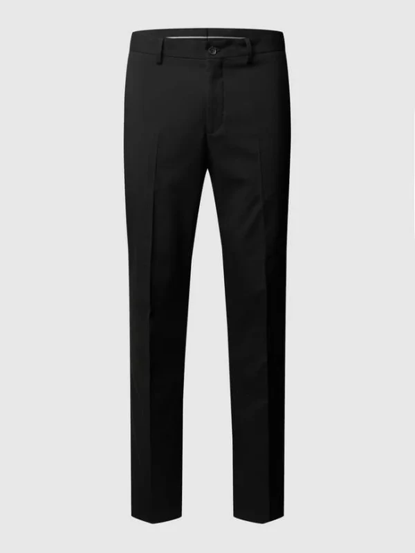 Bester Verkauf ⌛ Selected Homme Anzug-Hose Mit Stretch-Anteil – Schwarz ? 3