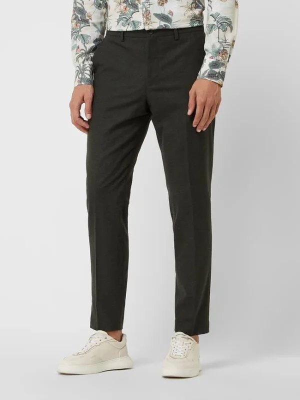 Besorgen ? Selected Homme Slim Fit Anzughose Mit Stretch-Anteil Modell ‘Adrian’ – Olivgrün ? 4