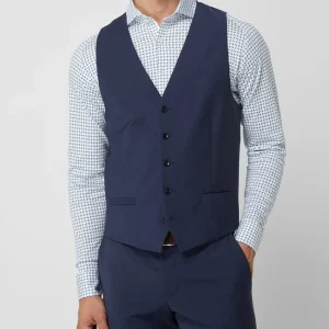 Brandneu ? Strellson Weste Mit Woll-Anteil Modell ‘Ves’ – Marineblau ? 13