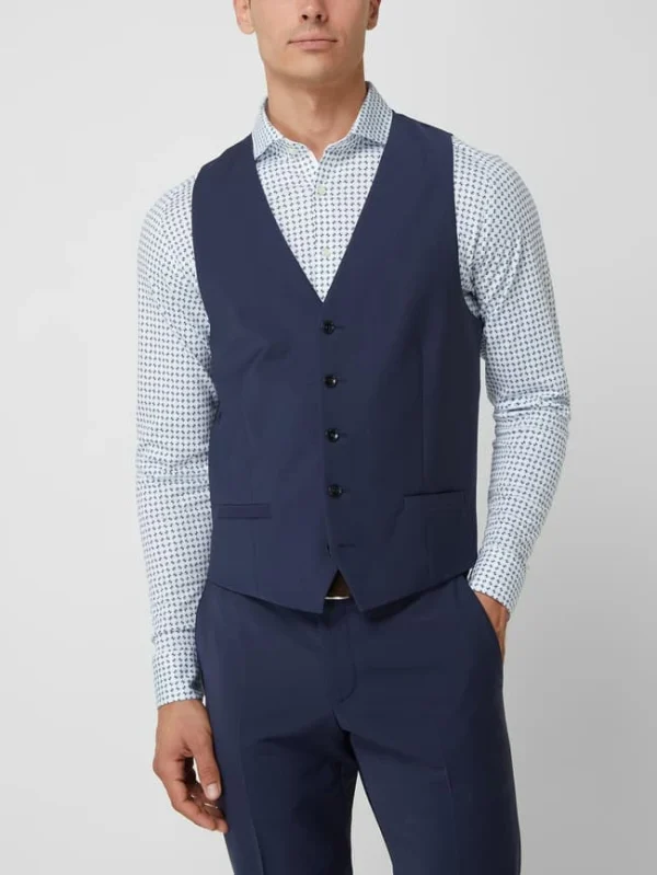 Brandneu ? Strellson Weste Mit Woll-Anteil Modell ‘Ves’ – Marineblau ? 5