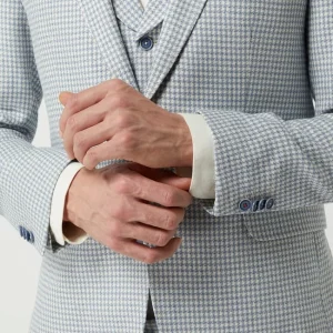 Bestpreis ? CG – Club Of Gents Slim Fit 2-Knopf-Sakko Mit Leinen-Anteil Modell ‘Paul’ – Hellblau ✨ 19