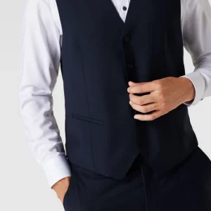 Bester Verkauf ? CG – Club Of Gents Weste Mit Leistentaschen Modell ‘Carlto’ – Royalblau ✔️ 11