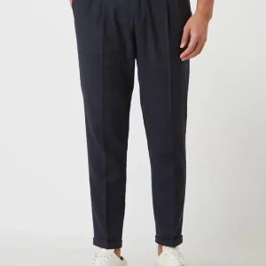 Großhandel ? Windsor Shaped Fit Anzughose Aus Leinenmischung Modell ‘Sapo’ – Marineblau ? 13
