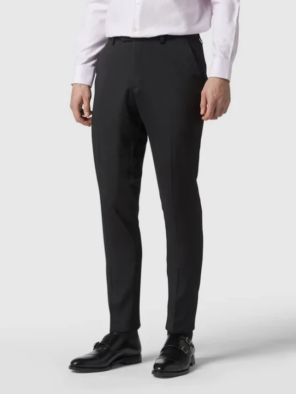 Coupon ? MCNEAL Business-Hose Mit Webstruktur – Schwarz ⭐ 5