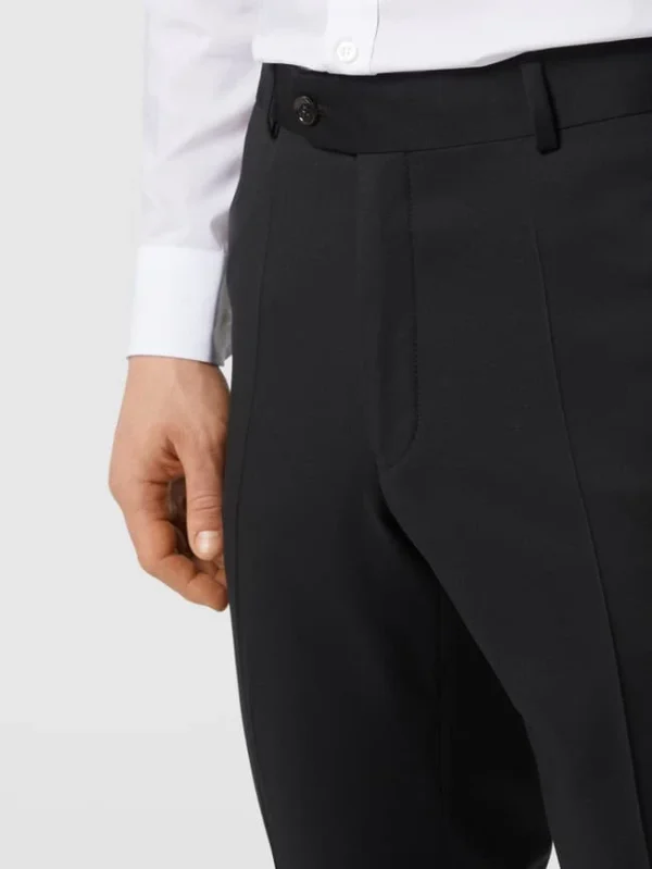 Bestpreis ✔️ Carl Gross Business-Hose Aus Schurwolle – Schwarz ? 4