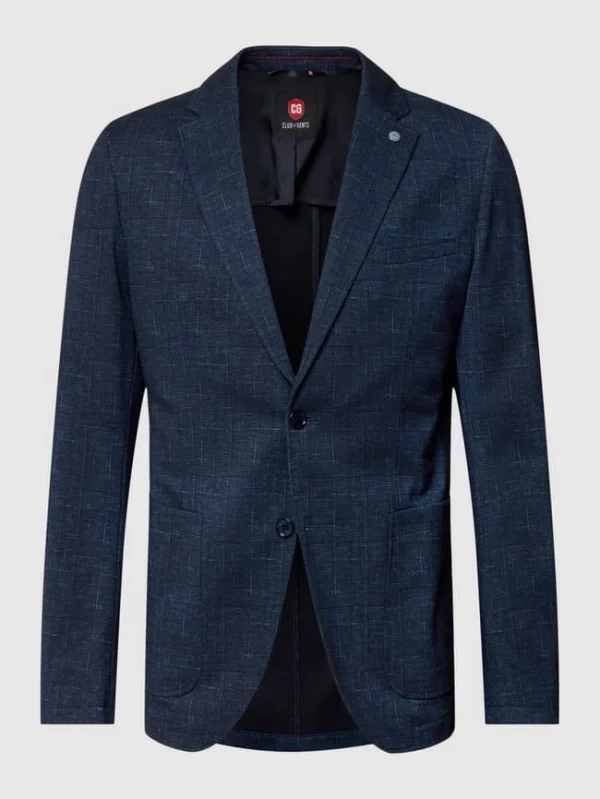 Bestpreis ? CG – Club Of Gents 2-Knopf-Sakko Mit Reverskragen Modell ‘Carlin’ – Dunkelblau ? 3